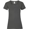 Fruit of the Loom Valueweight 5 Pack, T-Shirt Donna, Grigio (Light Graphite GL), XL