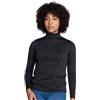 LAPASA Donna Maglia Termica Dolcevita L90 - Abbigliamento Termico Traspirante a Maniche Lunghe Fodera in Pile Strato Base Nero (Peso Medio) XS