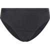 Equetech Slip bikini nero da donna taglie forti con collo alto e top a triangolo