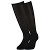 Fontana Calze, 6 Paia di Calze Uomo Lunghe in 100% Cotone Filo di Scozia, Nero, TG 39-41,5
