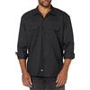Dickies Long Sleeve, Camicia da lavoro Uomo, Nero (Black), X-Large (Taglia Produttore: XLrge)