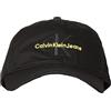 Calvin Klein Cappello Baseball CK Jeans con Visiera Parte Posteriore Regolabile Articolo K60K606624 Monogram cap, 0GN Fashion Black, Unica - One Size