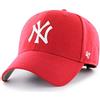 47 '47 Berretto regolabile per bambini, MLB New York Yankees, Colore: rosso, Taglia unica