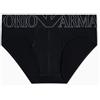 Emporio Armani Slip MEGALOGO da Uomo, Nero, XL, Nero, XL