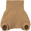 Disana Newborn - Pantaloni per pannolini di lana, 100% lana merino biologica GOTS, IVN Best | Newborn neonato neonato, unisex, prodotto in Germania, caramello, 74/80 cm