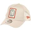 New Era Florida Beach Vibes Patch Beige A-Frame Adjustable Trucker Cap - One-Size
