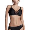 LEPEL 1 Pezzo di Reggiseno Donna Balconcino con Ferretto Coppa Preformata 485 Belseno Soiree Nero 5B