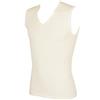 RAGNO Canottiera Smanicato Uomo Spalla Larga Scollo V WSK Articolo 601593, 002N Bianco Lana, 5-Quinta (EU L - F 4 - USA M - GB 36)