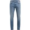 gas Uomo Jeans Skinny Fit 351450030160 Cotone Blu Chiaro 31/32