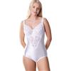 Camille Body in Pizzo Modellante con Ferretto - Bianco 6C