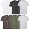 Fruit of the Loom - Iconic Tee, Lightweight Ringspun Tee, 5 Pack, T-Shirt Uomo