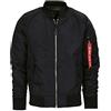 Fostex Garments, Bomber MA-1 Militare Leggero Estivo B-17G Commander Flying Fortress (XXXL, Nero)