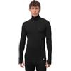 DANISH ENDURANCE Maglia Termica Uomo in Lana Merino, Manica Lunga, Intimo Termico per Sci, Trekking, Escursionismo con o Senza Chiusura Zip
