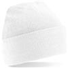 Beechfield berretto originale con risvolto White Taglia unica