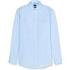OLYMP Camicia da uomo a maniche lunghe, Luxor, Faux Uni, 465 Modern Fit 20,19 Global Kent, Blu 11, 50