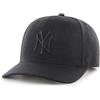 47 New York Yankees MLB Cold Zone Black on Black Most Value P. DP Nero Berretto Snapback Regolabile
