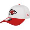 New Era NFL 39THIRTY - Berretto elasticizzato Kansas City Chiefs, bianco/rosso, bianco, Medium-Large