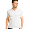 o-day Liabel 2pz Maglia Uomo Caldo Cotone Garzato 100%,T Shirt Cotone Felpato Girocollo o Scollo a V, Maglie Intime Uomo Invernali Anallergiche (IT, Testo, XL, Regular, Regular, 2pz Scollo V - Bianco)