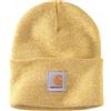 Carhartt Men's Knit Cuffed Beanie, Dijon/Winter White Marl, OFA