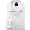 OLYMP Camicia da uomo a maniche lunghe No. Six, Pin Point, super sottile, Modern Kent, bianco, 40