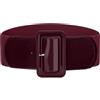 VONMELLI Cinture elastiche larghe da donna cinture elastiche vintage per donne alla moda cintura in vita per vestito, Bordeaux, vita 22-25