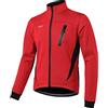 ARSUXEO Giacca da ciclismo Uomo Giacca termica invernale MTB Bike Cappotto Softshell per impermeabile e antivento 16H Rosso S