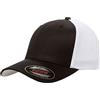 Flexfit Trucker Uomo, Nero/Bianco, XX-Large