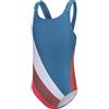 Aisyee Costume da bagno per ragazze con cinturino elastico per bambini e ragazze Teeange Costumi da bagno per ragazze Età 5-16 anni, Mix Blue., 15-16 Anni