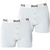 Lonsdale Boxer da uomo bianco XL