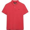 Superdry Classic Pique Polo, Rosa Lampone, L Uomo