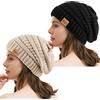 REDESS Slouchy Beanie Hat per uomo e donna Winter Warm Chunky Soft Oversize Cable Knit Cap