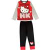 Hello Kitty Pigiama per ragazze Hello Kitty, set da due pezzi, notte, multicolore; età 5-12 anni, Multicolore, 9-10 Years