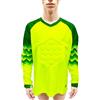 ZUYPSK Set di maglia da portiere per ragazzi da calcio imbottito a maniche lunghe attrezzature di protezione tuta