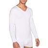 YSABEL MORA - TÉRMICO Camiseta Interior Cuello Pico Manga Larga Blanco