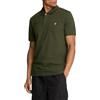 Lyle & Scott Uomo Polo Monocolore Tipped con Riga