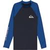 Quiksilver Maglietta da Ragazzo Everyday Upf50 LS Youth, Blu Navy/Monaco Blu, 14 Anni