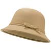 UltraKey Cappello in Feltro da Donna, Cappello a Secchiello, Cappello a Bombetta Vintage Regolabile in Lana Scamosciata con Fiocco