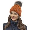Vivisence Berretto con Pompon Donna Caldo Ideale per Giorni Freddi 7014