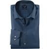 Olymp Uomo Camicia Business a Maniche Lunghe No Six,Super Slim,Rauchblau 13,40