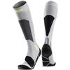 X-Socks Ski Discover OTC - Calze da Sci ad Alte Prestazioni per Comfort e Supporto, O-Ring Bandage per Stabilità - Ideale per Sci, Snowboard e Sport Invernali - Grigio/Canarino, 39-41