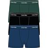 Calvin Klein Relaxed Fit Trunk 3Pk, Size XX-Large R9B - Black W Royalty WB Black W XX-Large