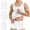 YouShow Canottiera Uomo 5 Pezzi 100% Cotone Canotta Uomo