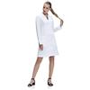 Dr. James Camice da Laboratorio da Donna Aderente con Taglio Sartoriale con Polsino Ripiegabile L (Fabbricante 46 IT)