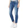 Replay Luz Skinny - Jeans da Donna con Cerniera, Blu (Medium Blue 9)., 24W x 34L