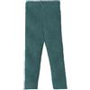 Disana Leggings a maglia per neonati e bambini, 100% lana merino biologica, traspiranti, caldi e morbidi, unisex, taglia 62 - 140, sostenibili ed elastici, realizzati in Germania, Eucalipto, 74/80 cm
