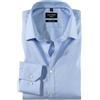 Olymp Uomo Camicia Business a Maniche Lunghe No Six,Super Slim,Bleu 11,42