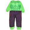 Marvel Incredible Hulk - Tutina in pile per bambini, colore: verde, 2-6 anni