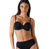 Lovable Reggiseno Balconcino Imbottito | Multifunzione: Senza Spalline, Incrociabili e Allacciatura al Collo Scollo Profondo | Invisible Secret Donna, Nero, 38 / 5D
