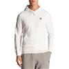 Lyle & Scott Uomo Maglione con Cappuccio Bianco S