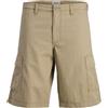 JACK & JONES Short Mid Jpstcole Matty Cargo-Pantaloncini da Uomo, Taglia Media, Crockery, S